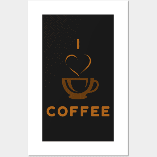 I Love Coffee Posters and Art